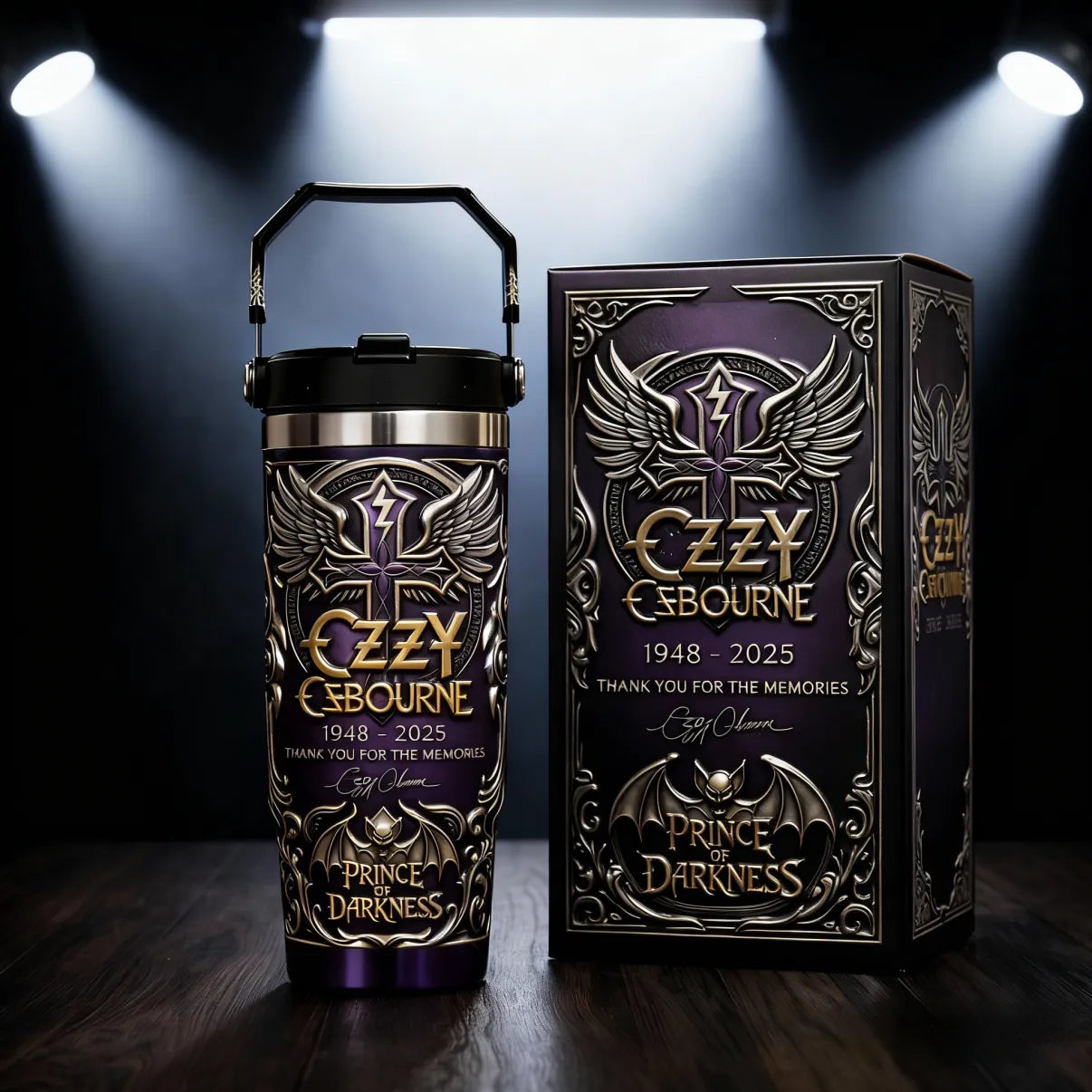 Prince of Darkness Memorial Stanley Tumbler