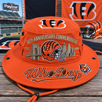 🇺🇸 Last Day Promo: 49% OFF🐯Wh🏈Dey 60th Anniversary Commemorative Boonie Hat🏈