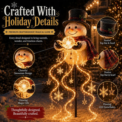 🔥🎅Christmas Early Discount 🔥 Snowman Magic Fountain Garden Light