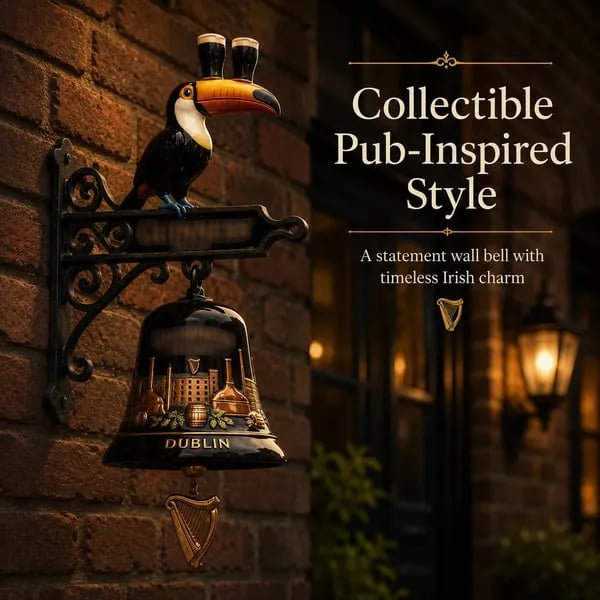 🍺Toucan Doorbell - Bringing the classic Irish pub character to your door