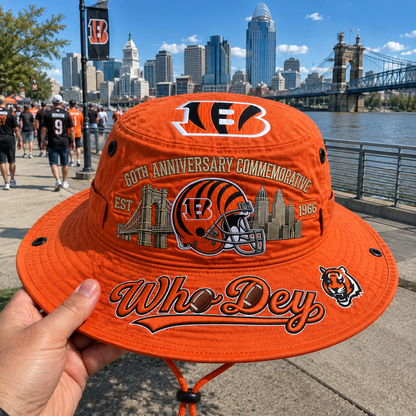 🇺🇸 Last Day Promo: 49% OFF🐯Wh🏈Dey 60th Anniversary Commemorative Boonie Hat🏈