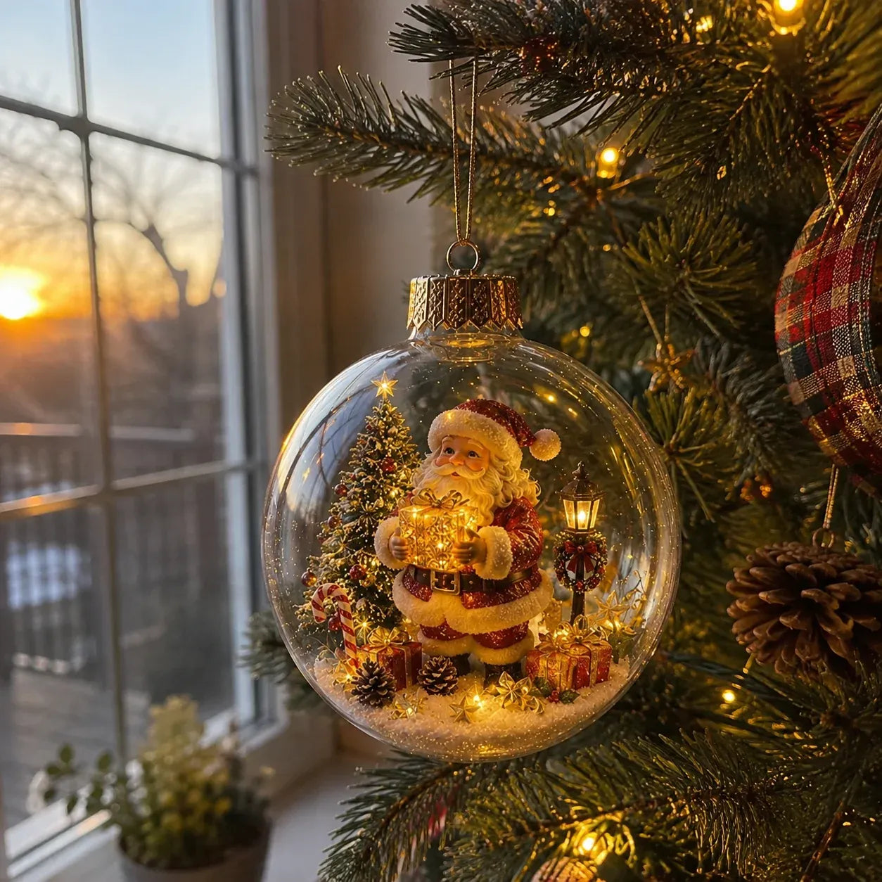 Glowing Christmas Diorama Ornament🎄