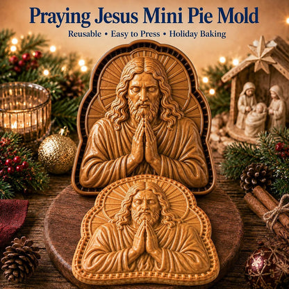 🔥LAST DAY 50% OFF - ✝️ Faith & Nativity Christmas Mini Pie Mold Collection