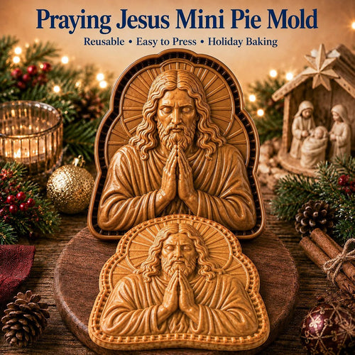 🔥LAST DAY 50% OFF - ✝️ Faith & Nativity Christmas Mini Pie Mold Collection