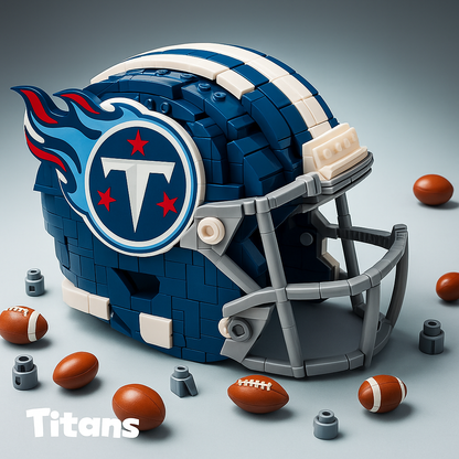 United States Football Team Brick Helmet Collection – Creative Building Blocks Fan Gift
