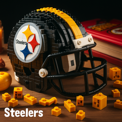 United States Football Team Brick Helmet Collection – Creative Building Blocks Fan Gift