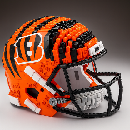 United States Football Team Brick Helmet Collection – Creative Building Blocks Fan Gift