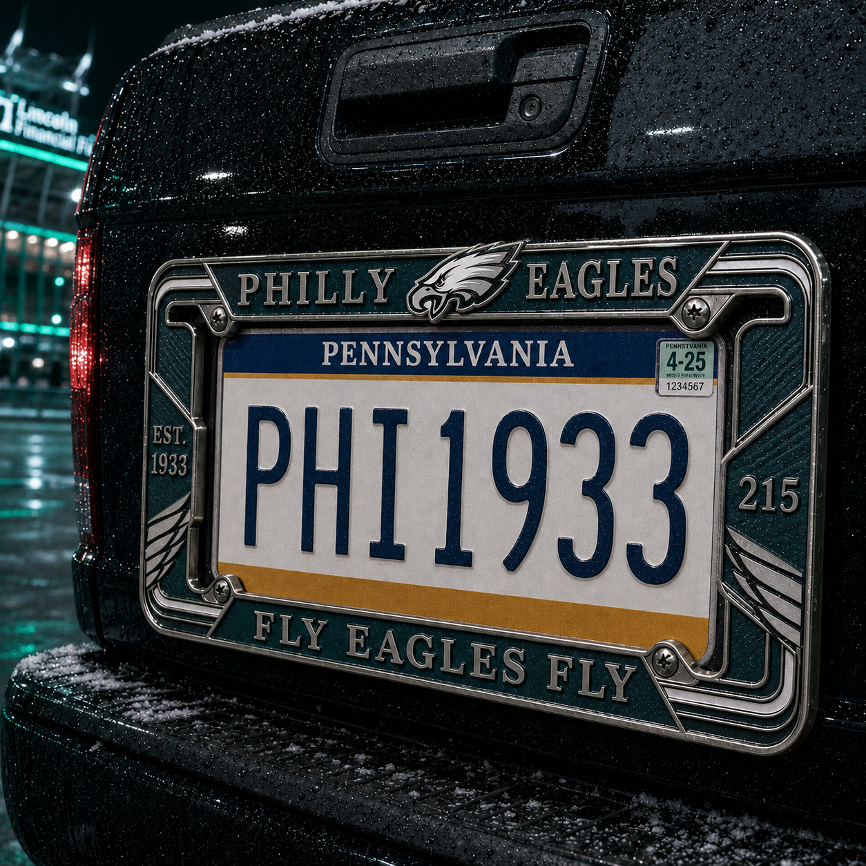 LAST DAY 49% OFF - United States Football Team Legacy 3D Metal License Plate Frame