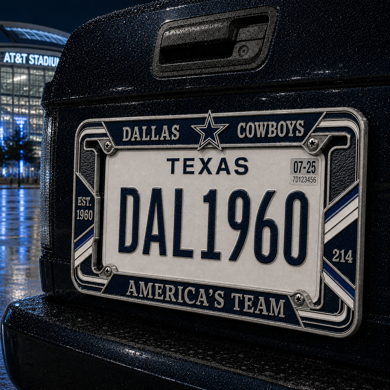 LAST DAY 49% OFF - United States Football Team Legacy 3D Metal License Plate Frame