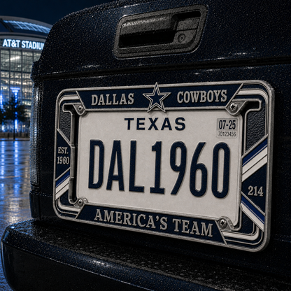 LAST DAY 49% OFF - United States Football Team Legacy 3D Metal License Plate Frame