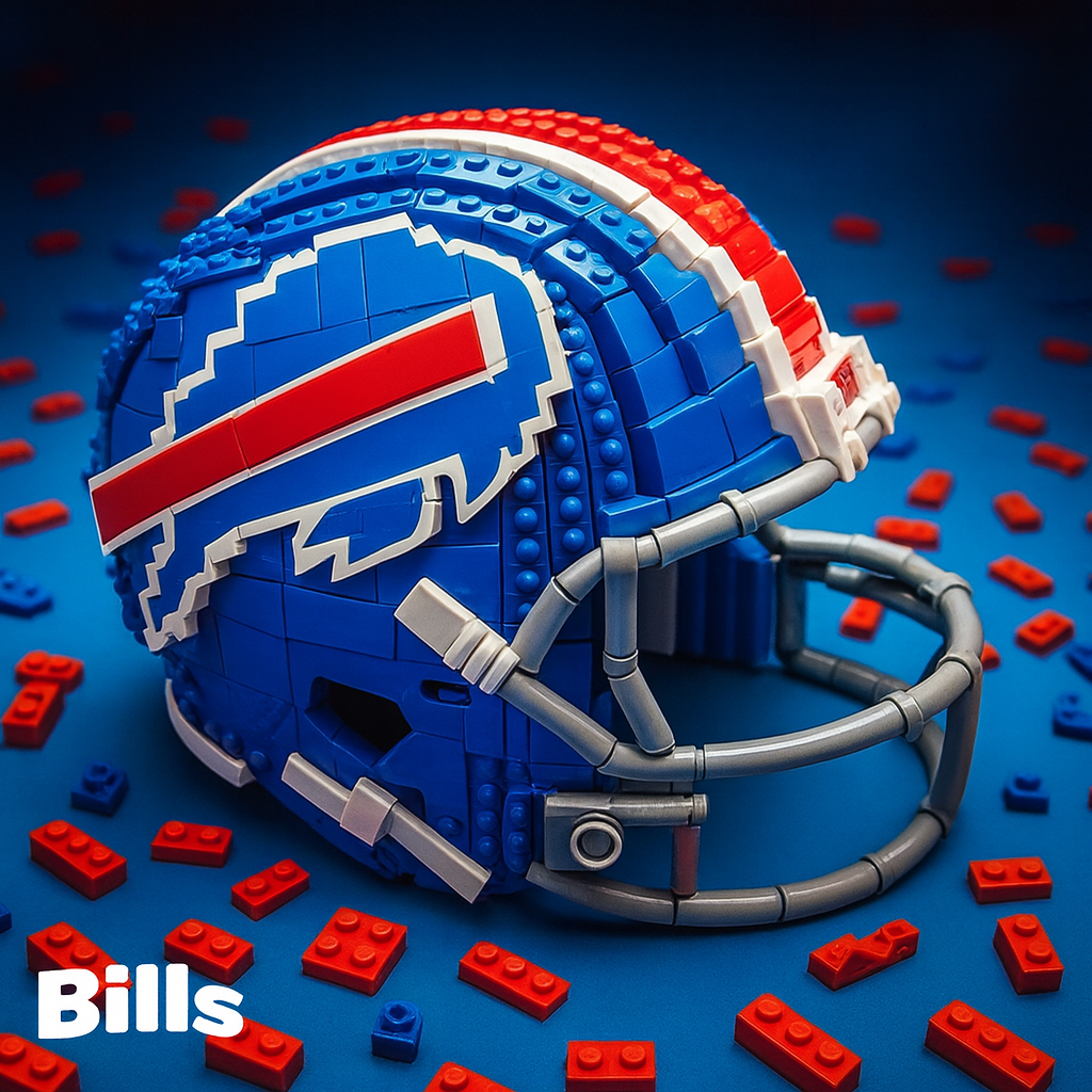 United States Football Team Brick Helmet Collection – Creative Building Blocks Fan Gift