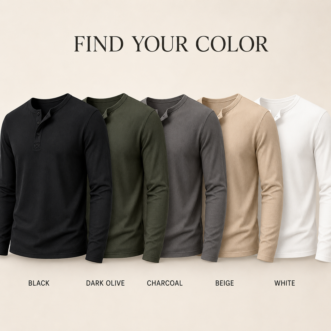 Men's Long Sleeve Knit Polo Shirt