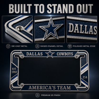 LAST DAY 49% OFF - United States Football Team Legacy 3D Metal License Plate Frame