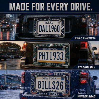LAST DAY 49% OFF - United States Football Team Legacy 3D Metal License Plate Frame