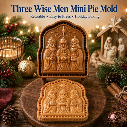 🔥LAST DAY 50% OFF - ✝️ Faith & Nativity Christmas Mini Pie Mold Collection