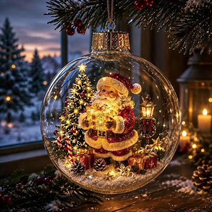 Glowing Christmas Diorama Ornament🎄