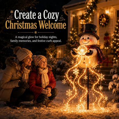 🔥🎅Christmas Early Discount 🔥 Snowman Magic Fountain Garden Light