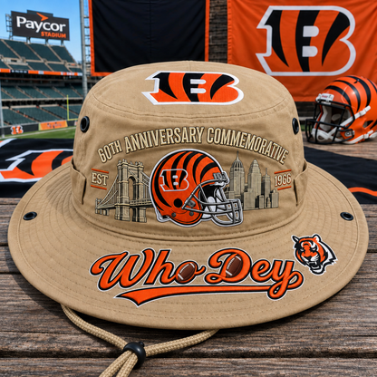 🇺🇸 Last Day Promo: 49% OFF🐯Wh🏈Dey 60th Anniversary Commemorative Boonie Hat🏈