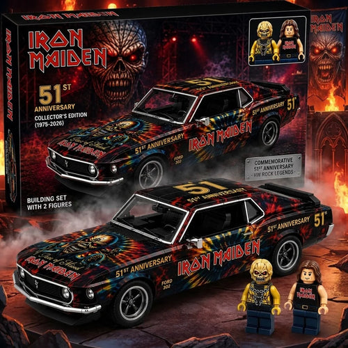 🎸Heavy Metal Classic 51 Years Collector Edition Building Blocks Set 💀