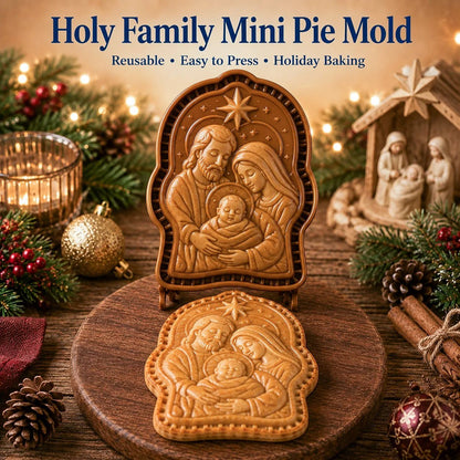 🔥LAST DAY 50% OFF - ✝️ Faith & Nativity Christmas Mini Pie Mold Collection