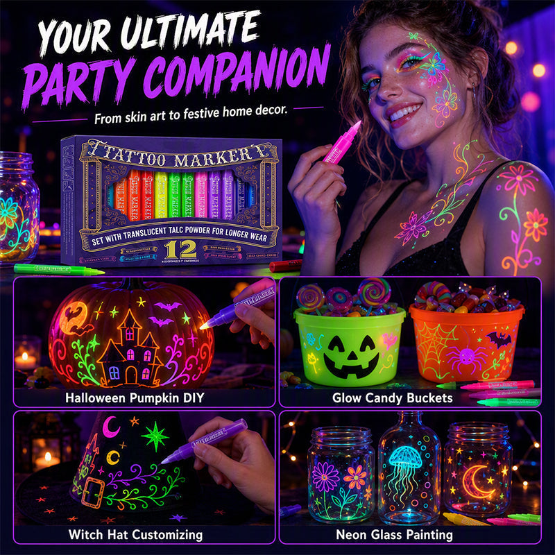 🔥 LAST DAY 50% OFF — UV Glow Party & DIY Art Pens 🎃✨