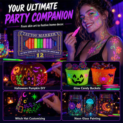 🔥 LAST DAY 50% OFF — UV Glow Party & DIY Art Pens 🎃✨