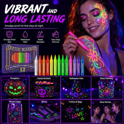 🔥 LAST DAY 50% OFF — UV Glow Party & DIY Art Pens 🎃✨