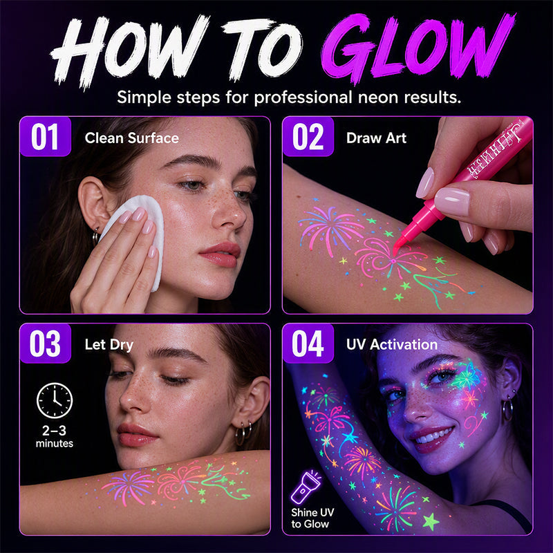 🔥 LAST DAY 50% OFF — UV Glow Party & DIY Art Pens 🎃✨